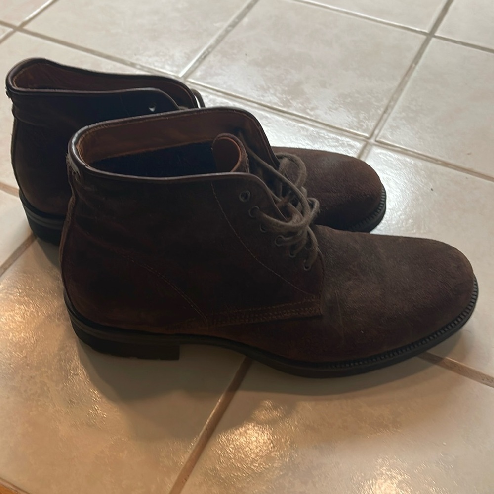 Aqua Talia Men’s 7.5 Weatherproof Brown Suede boots